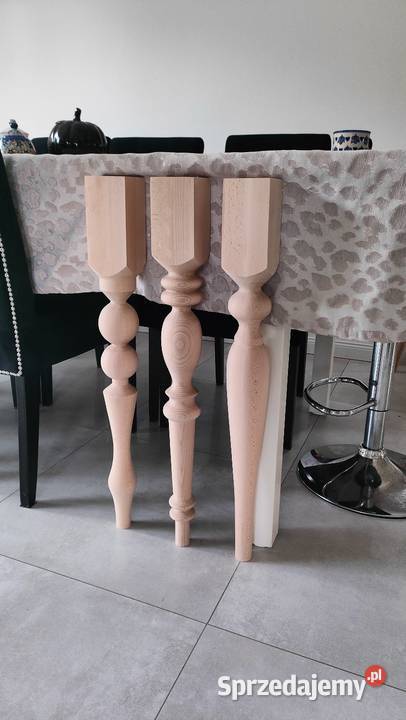 nogi stołowe bukowe noga bukowa toczona 75 stół