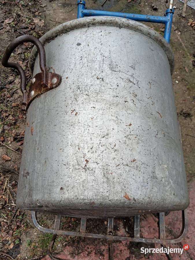 Duży gar garnek ALUMINIUM grube Poznań