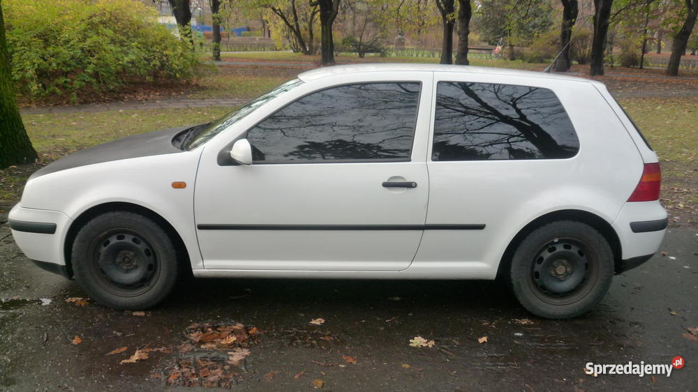 VW Golf IV 19 tdi 90 1999r klima na zabytek 4x4 biały Łódź
