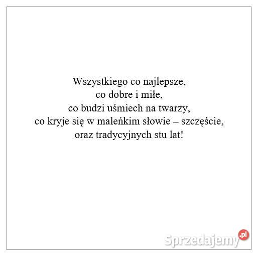 Kartka na urodziny imieniny HANDMADE w kwiaty Stare Miasto