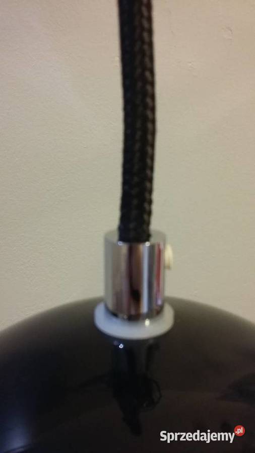 Lampa wisząca KULKA SZKŁO CZARNE do pokoju Warszawa