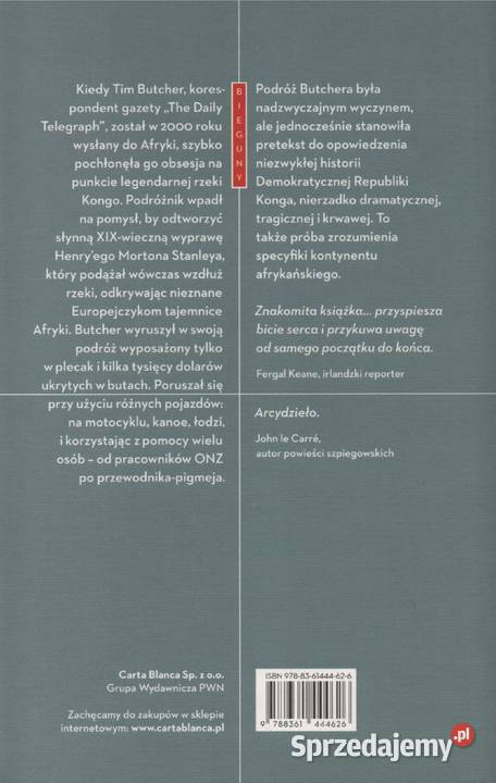 RZEKA KRWI PODRÓŻ DO PĘKNIĘTEGO SERCA AFRYKI Tim Proza i poezja Gorzów Wielkopolski