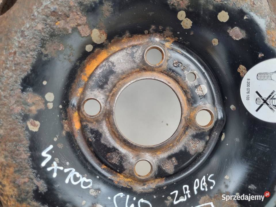 Clio II Kangoo KOŁO ZAPASOWE Zapas felga 18560 Rudka