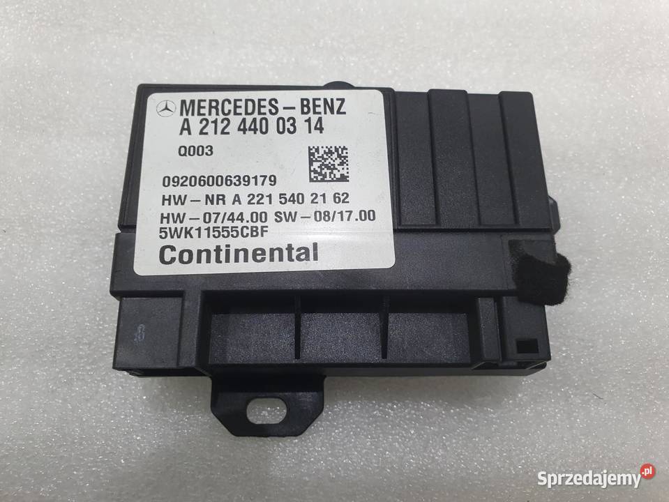 MODUŁ POMPY PALIWA MERCEDES W212 a2124400314 osobowe wielkopolskie