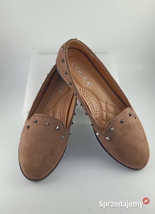 Czółenka damskie z ćwiekami Nowe Rozmiar 37