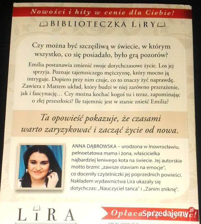 Jedna chwila Anna Dąbrowska Chełm