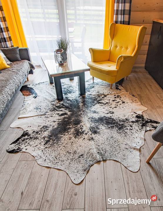 Skóra krowia łaciata plamki czarnobiała sprzedam