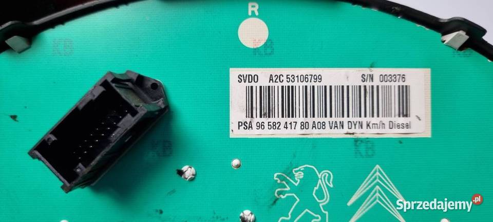 LICZNIK ZEGAR PEUGEOT 1007 KSH Lipno