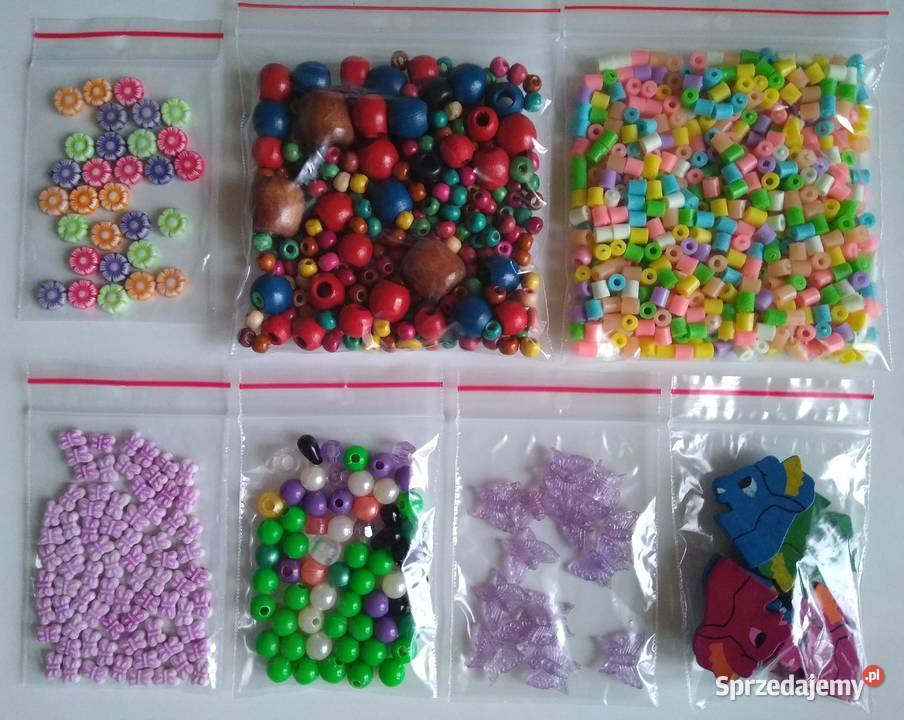 Koraliki MIX Drewno Plastik Gdańsk