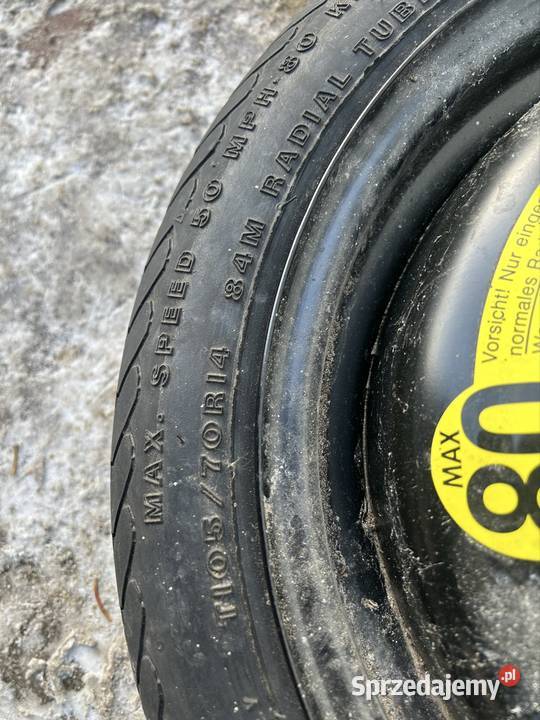 Koło dojazdowe vw r14 4x100 Świebodzice