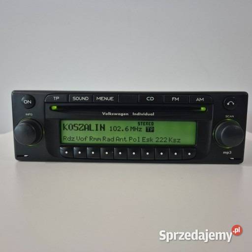 Radio VW INDIVIDUAL Becker Monza z bluetooth mp3 Koszalin sprzedam