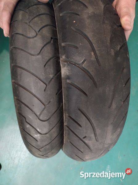 Opony 2 przód i tył 12070 zr 17mc komplet przód 17cale Łódź