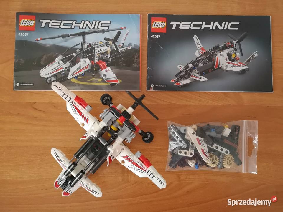 Lego Technic 42057 Ultra lekki Helikopter 2w1 Klocki Otrębusy