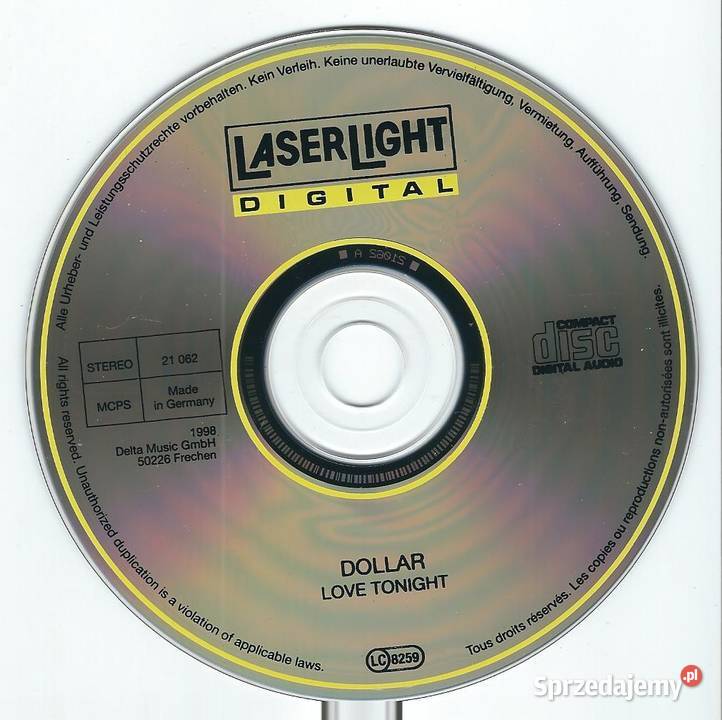 CD Dollar Love Tonight 1998 Brwinów