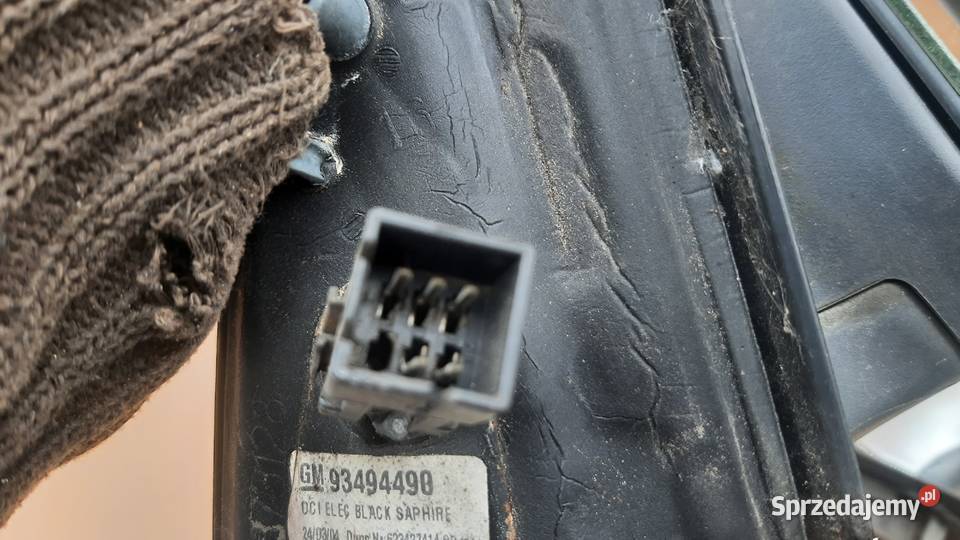 lusterko prawe 93494477 lewe 93494490 5 PIN Opel Dębno sprzedam