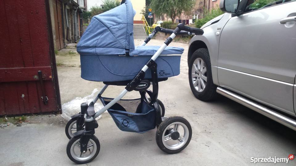 Wózek BabyActive Elipso Jeans 3w1 Bolesławiec