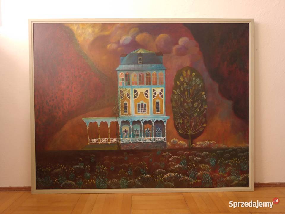 Obraz pejzaż bajkowy duży 134x104