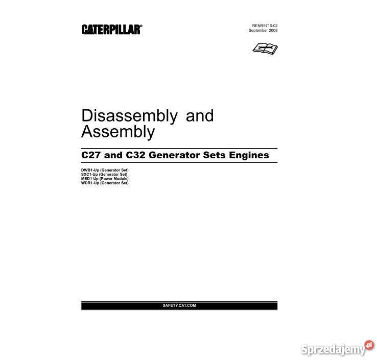 Caterpillar C27C32 instrukcja obsługi i naprawy Kielce