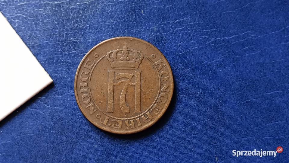 Stare monety 5 ore 1922 Norwegia Lesko