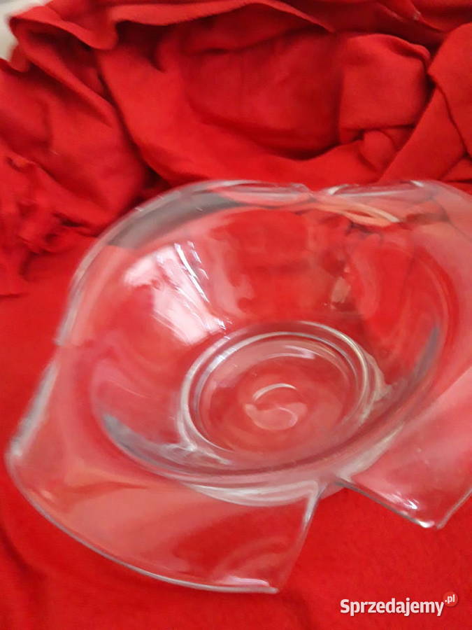 Szklana miska patera Vetri DI Fidenza Włochy Warszawa sprzedam