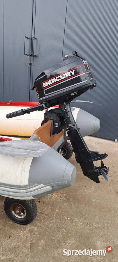 PONTON Z SILNIKIEM MERCURY 5 DODATKI Niemianowice