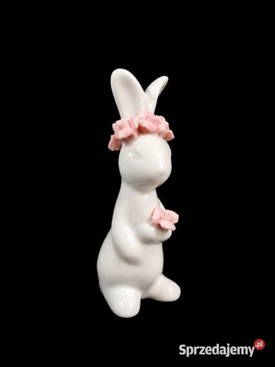 Porcelanowa figurka zajączka Poddębice sprzedam