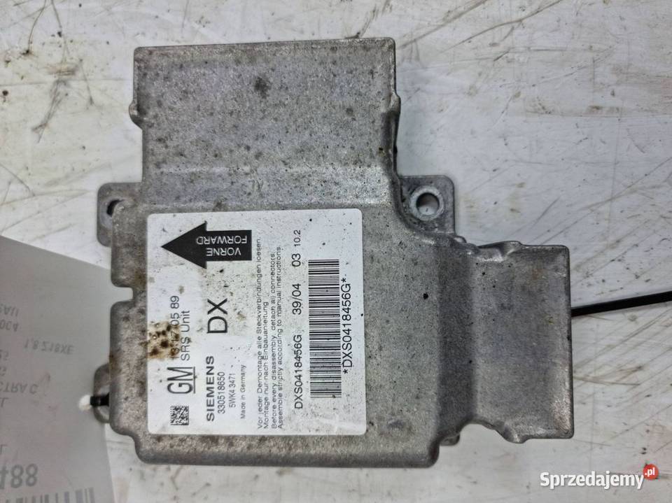 MODUŁ OPEL VECTRA C 13170589 AIRBAG osobowe Lipno sprzedam