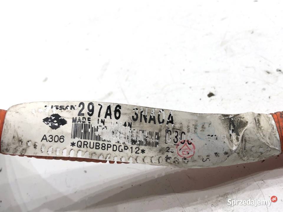 PRZEWÓD WYSOKIEGO NAPIĘCIA NISSAN LEAF ZE0 osobowe Przewody, wtyczki i wiązki