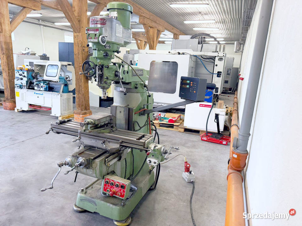 Frezarka BRIDGEPORT series 1 2HP imadło odczyty Zabór
