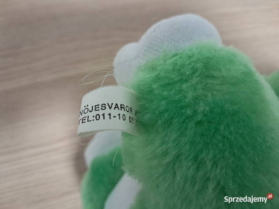 269 Zabawka pluszowa zielony piesek do Kraków