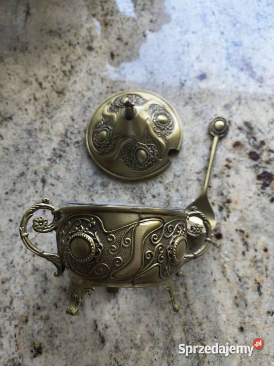 Platerowana cukiernica stare złoto Summer P Będzin sprzedam