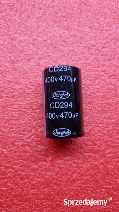 470uF 400V 105C Jinghai CD294 Snapin Kondensator mazowieckie Marki