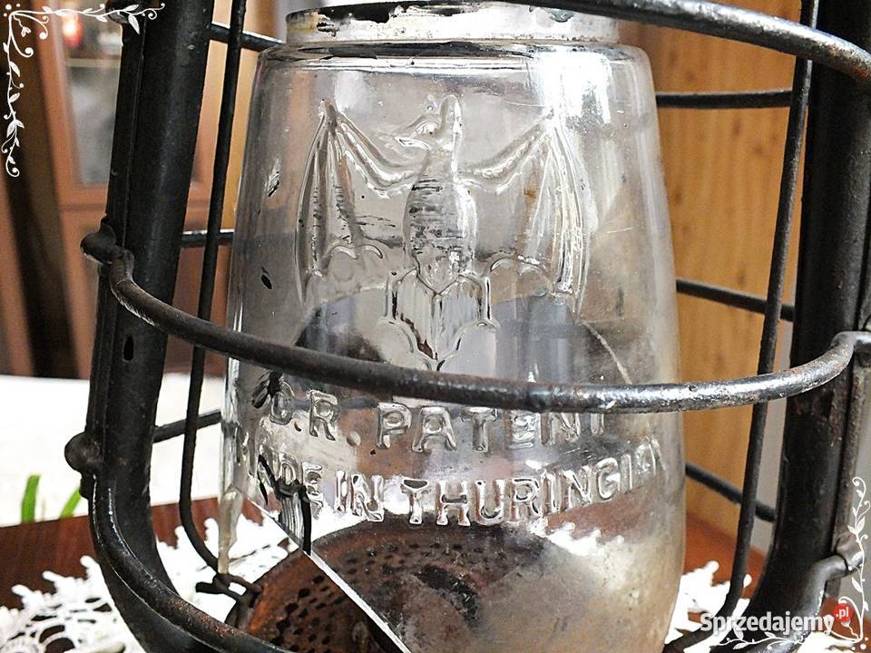 Stara lampa naftowa Nietoperz z lat 2030 I poł lubuskie Żary