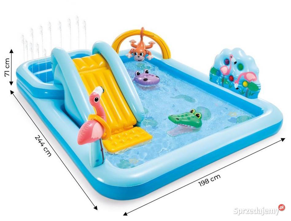 Basen wodny plac zabaw zjeżdżalnia intex 57161 Bielsk Podlaski