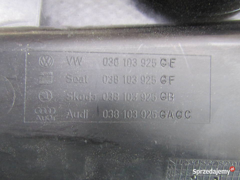 OSŁONA GÓRNA SILNIKA VW 19TDI 038103925GF Mysłaków sprzedam
