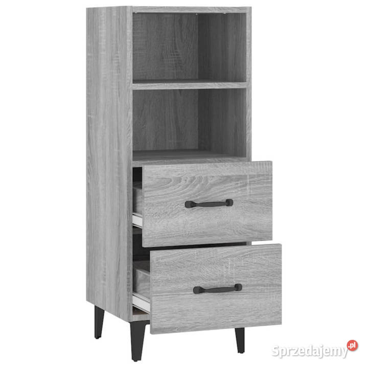 Szafka szary dąb sonoma 345x34x90 materiał