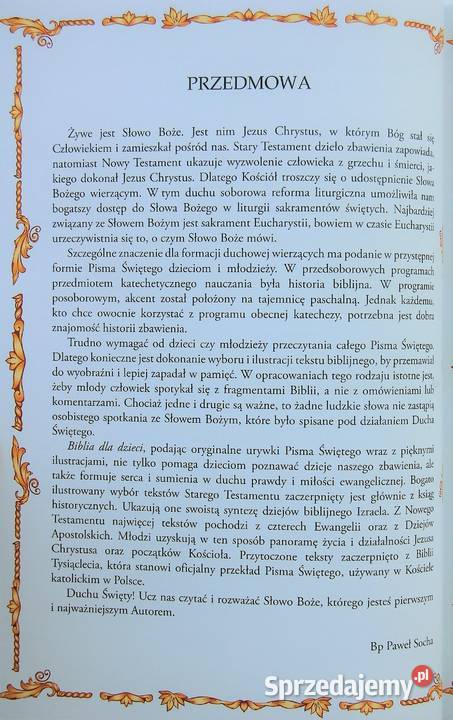 Biblia dzieci Pallottinum E Jarmołkiewicz nowa Lublin