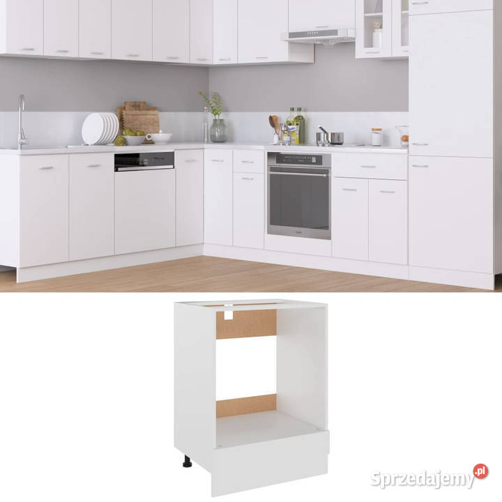 Szafka kuchenna biała 60x46x815 materiał