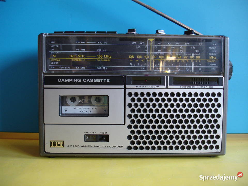 Radiomagnetofon ITT CAMPING CASSETTE 109 lubuskie Zielona Góra