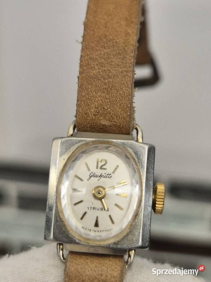 Zabytkowy damski zegarek Glashutte NRD śląskie Chorzów