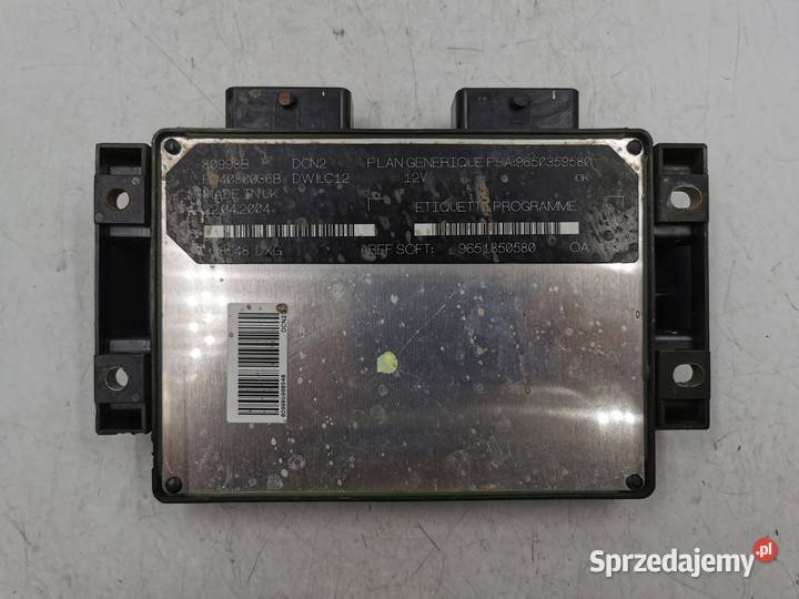 Sterownik Silnika Citroen Berlingo 19 D osobowe