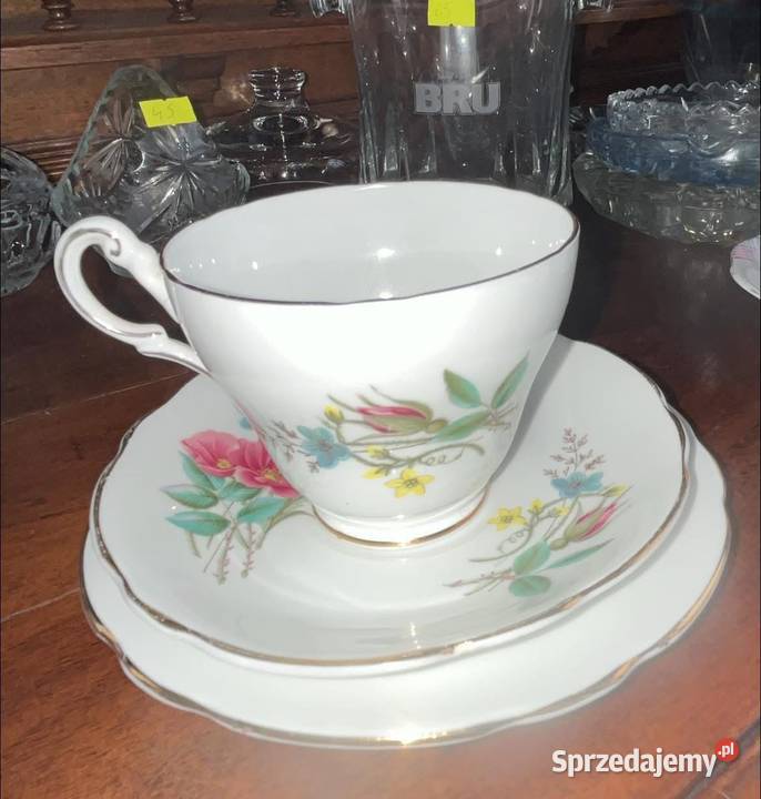 Filiżanka z talerzykiem deserowym Regency Porcelana i szkło pomorskie Gdańsk sprzedam