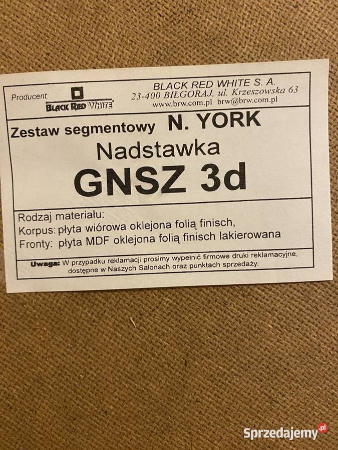 Szafa NewJork RBW 60x150x236 Warszawa