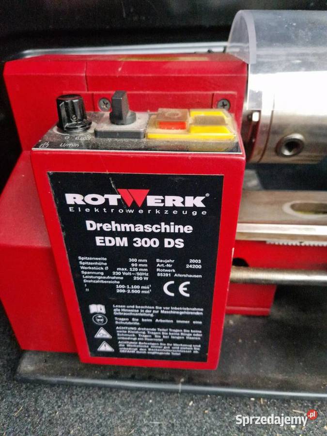 Tokarka Rotwerk EDM 300 DS Pozostałe Pozostałe opolskie Opole