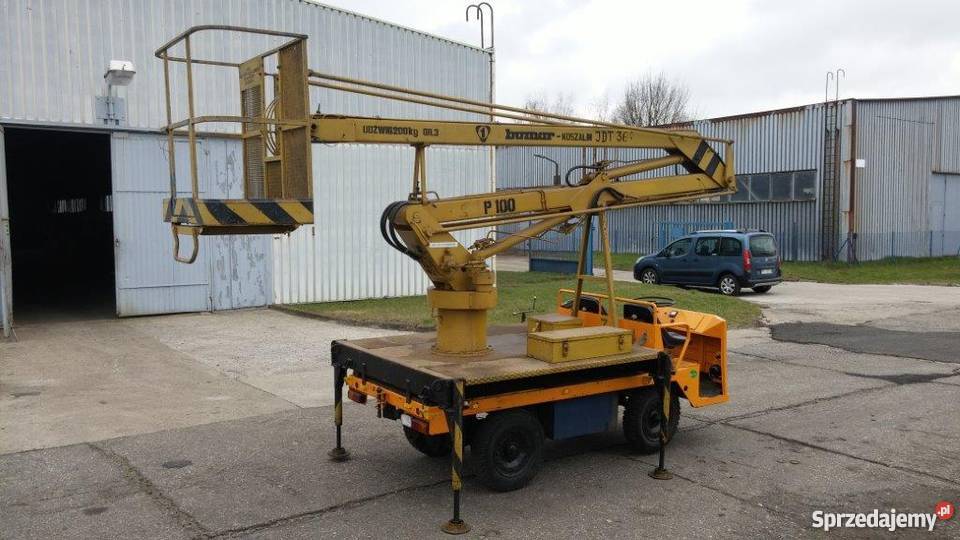 Podnośnik koszowy BUMAR P100 Poznań