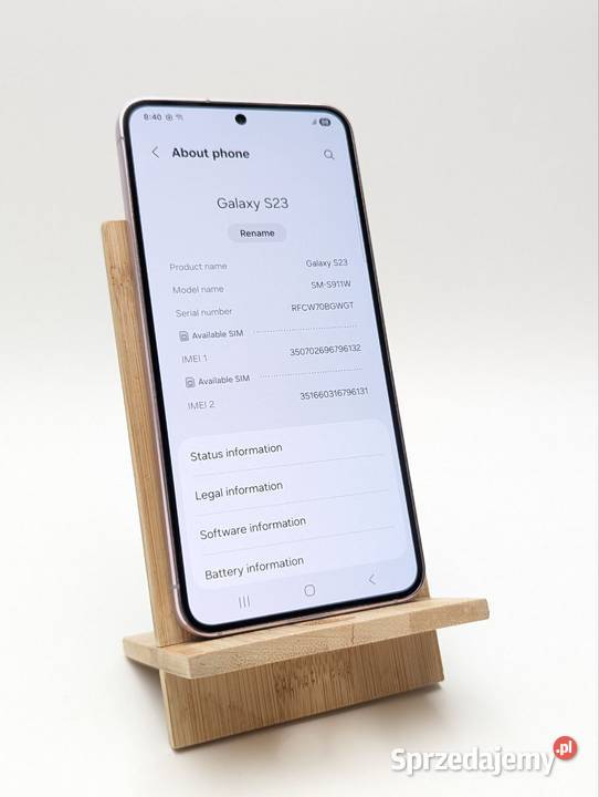 Samsung Galaxy S23 8 GB 128 GB 5G różowy mazowieckie