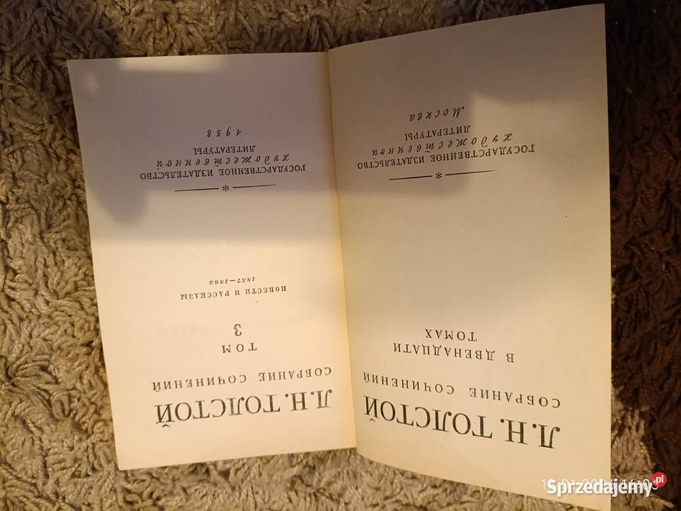 Lew Tołstoj Rok wydania 1958 Wyszków