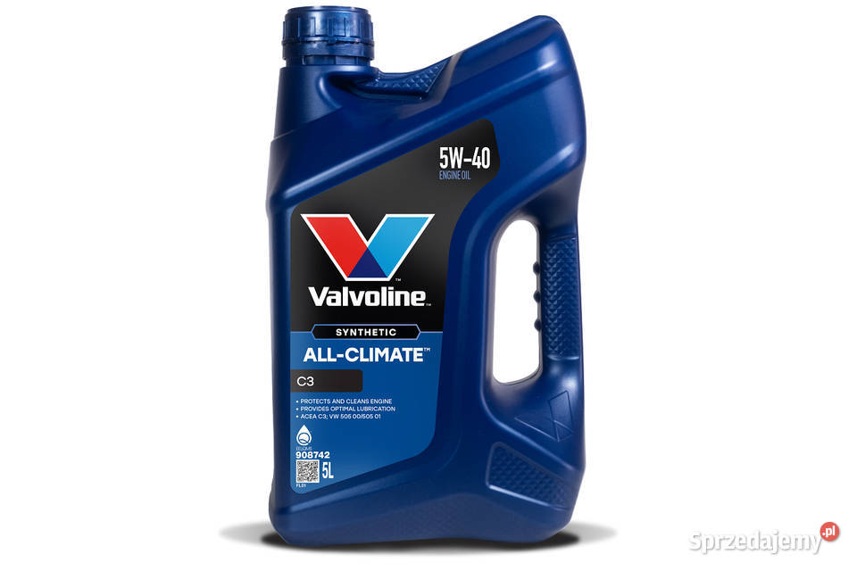 Olej Valvoline All Climate 5W40 C3 5 L Oleje silnikowe Sosnowiec sprzedam