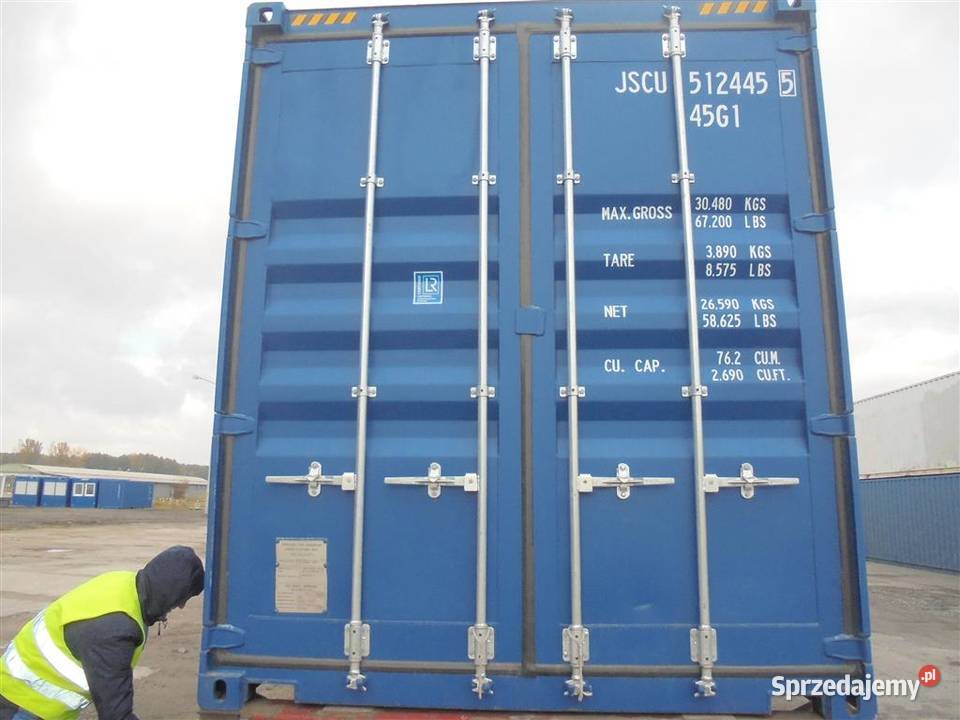 Kontenery morskie magazynowe budowlane 40 HC Łódź