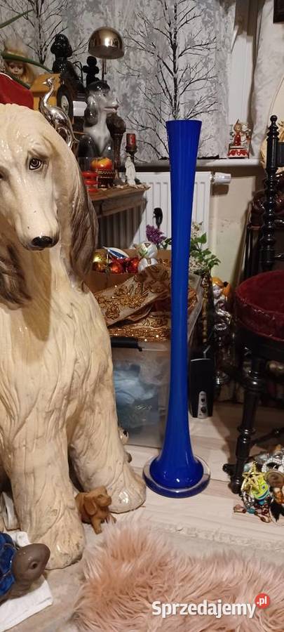 WAZON PRL KOBALTOWY FLET 83 WYSOKI SZKLANY Poznań